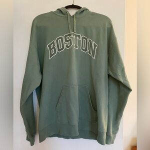 Boston Teal Hoodie Size L